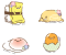 แผ่นแปะกันยุงออแกร์นิค แพ็ค 8 ลาย Gudetama