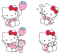 แผ่นแปะกันยุงออแกร์นิค แพ็ค 8 ลาย Hello Kitty