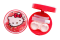 ตลับคอนแทคเลนส์ แบบกลมกลิตเตอร์ ลาย Hello Kitty Head