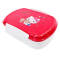 กล่องอาหาร Hello Kitty รุ่นฝาล็อค สีแดง