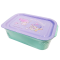กล่องอาหาร Little Twin Stars ทรงเหลี่ยม สีม่วงเขียวมิ้น