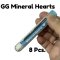 GG Miineral Hearts 8 Pcs