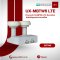 LNB โมโนบล็อก 6° พร้อมขาออกแบบสากล 2 ช่อง FRACARRO รุ่น  UX-MBTW6 LTE