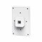 TP-Link Omada EAP655-Wall AX3000 Wall Plate WiFi 6 Access Point (2402Mbps on 5GHz / 574Mbps on 2.4GHz). Features 4 Gigabit Ethernet ports with 1 PoE Pass-Through. Ideal for in-room hospitality and enterprise networks. | By JJSATs