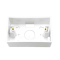 LINK Plastic Wall Box Model US-2016 | 2x4 (47mm deep) | White | By JJSATs