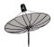 INF-F080 (Infosat) 8 Feet (2.4 Meters) C-Band Mesh Satellite Dish. Features a 4-section (12 panels) aluminum structure. Durable and weather-resistant with high signal gain, designed for fixed installations | By JJSATs