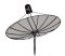 INF-M100 (Infosat) 10 Feet (3 Meters) C-Band Mesh Satellite Dish. Premium design with 4-section (16 panels) assembly. Robust construction supporting both Fixed and Move (motorized) installations for high-gain signal reception | By JJSATs