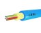 UFC4206 (Interlink) สายไฟเบอร์ 6 Core ชนิด Multimode (OM1) เปลือก PVC สีส้ม (Orange) แข็งแรงทนทาน เสริมความแข็งแรงด้วยเส้นใย Aramid Yarn เหมาะสำหรับการเดินสายสัญญาณหลัก (Backbone) ภายในอาคาร | By JJSATs