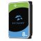 ฮาร์ดดิสก์สำหรับกล้องวงจรปิด Seagate SkyHawk รุ่น ST8000VX010 ความจุ 8TB SATA สำหรับบันทึกวีดีโอกล้องวงจรปิด DVR/NVR, แคช 256MB, ความเร็วรอบ 7200 RPM