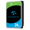 Seagate SkyHawk AI Hard Drive Model ST24000VE002, 24TB Capacity, SATA Interface, Designed for CCTV Video Recording with DVR/NVR Systems and Smart/AI Cameras, 256MB Cache, 7200 RPM