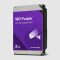 WD Purple Hard Drive Model WD22PURZ, 2TB Capacity, SATA Interface, Designed for CCTV Video Recording (DVR/NVR), 256MB Cache, 5400 RPM