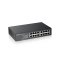 Switch (สวิตช์) | Zyxel | GS1100-16 | 16-Port Gigabit Unmanaged, ดีไซน์ไร้พัดลม, รองรับการติดตั้งแบบ Rack | สวิตช์ฮับ Gigabit Ethernet | By JJSATs