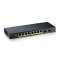 Switch (สวิตช์) | Zyxel | GS1900-10HP | 8-Port Gigabit, 2 SFP, PoE 77W, L2 Smart Managed | สวิตช์ PoE SFP แบบ Smart Managed | By JJSATs