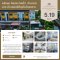 Corner Unit with Pool View! Townhome for Sale, 3 Stories, Eco-Space 2 Kaset-Nawamin. Beautiful home in the best location of the project. High potential area, easy to travel to, and close to the expressway!!