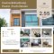 精美房屋，位于房屋尽头，可立即入住 My Green Village，Bang Phra - 北柳府 精美房屋，实用面积理想，地理位置优越，环境安静，适合自住或出租