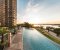河景+2个泳池景观！ 出售公寓 Manor Sanambinnam 9 楼，面积 38.98 平方米，近 MRT Phra Nang Klao 桥和 Central Rattanathibet！