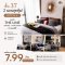 高楼层37层，景观优美，两房超值！出售The Line Asoke – Ratchada（Sansiri开发）公寓，离MRT Rama 9仅300米，近Central Rama 9，急售