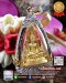 พระพุทธชินราช รุ่นมหาจักรพรรดิ์ เนื้อทองคำ ปี 2555 เลี่ยมกรอบทองคำประดับเพชรแท้เบลเยี่ยมคัท