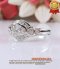 แหวนเพชรเบลเยี่ยมคัทน้ำ 97 (G-Color/VVS1) น้ำหนักเพชร 0.46 กะรัต รูปแบบน่ารักมาใหม่ ใส่สวยมั๊กมากค่ะ
