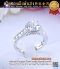 แหวนเพชรเบลเยี่ยมคัท น้ำ 97 G-Color/ VS1 / GIA Triple Excellence Diamond เม็ดชูขนาด 1.22ct สวยหรูดูโดดเด่นมั่กมากค่ะ