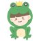 Sticker Flakes Animal - Frog