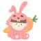 Sticker Flakes Animal - Rabbit