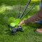 Greenworks เครื่องตัดหญ้าแบตเตอรี่ ขนาด 24V พร้อมแบตเตอรี่(4 แอมป์)และแท่นชาร์จเร็ว