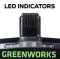 Greenworks แท่นชาร์จเร็วแบบสองพอร์ต ขนาด 82V