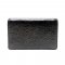 New Balenciaga Card Holder in Black Leather Giant GHW
