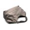 Used Chanel Shoulder Bag in Grey Metallic Calfskin RHW