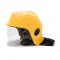 หมวก European Style Helmet (DOUBLE GOGGLES) ทำจาก เทอร์โมพลาสติก มีผ้าคลุมต้นคอกันสะเก็ดไฟ ผลิตตามมาตฐาน EN443