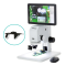 (DM 745-HDM 11-3DR-EUL-3PL) DM745 Series 3D Digital Microscope for Industrial Inspection with 11.6" HD Screen and 3D Rotary Viewer