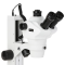(SF-2TRA-3PL) Zoom Parfocal Trinocular Stereo Microscope 8X-50X Magnification on Track Stand With Top & Bottom LED Lights