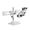 (SM-4T-3PL) SM-4 Series Zoom Trinocular Stereo Microscope on Double Arm Boom Stand