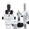 (ZM-4T-3PL) ZM-4 Pro Extreme WF Trinocular Stereo Microscope on Double Arm Boom Stand