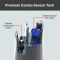 GroStar Series GS4-P pH/EC/500ppm/700ppm/ORP 6-in-1 Combo Pen Tester Kit (Gen II) with Replaceable Double-junction pH/EC Probe and ORP Probe for Hydroponics Water Quality Testing