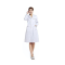 Women's Lab Coat, with blue edges chest pocket