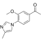 1-(3-methoxy-4-(4-methyl-1H-imidazol-1-yl)phenyl)ethanone, 98% (CAS.1244949-16-3)