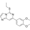7-(3,4-dimethoxyphenyl)-5-(ethylthio)imidazo[1,2-c]pyrimidine, 95%, 5G (CAS.371169-29-8)