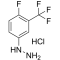 (4-Fluoro-3-(trifluoromethyl)phenyl)hydrazine (Hydrochloride), 97% (CAS.502496-22-2)