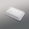 0.1mL 96 well PCR plate, Semi-skirted, clear plate, white tube