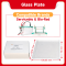 Glass Plate Set, Concave Glass Plate, Flat Glass Plate (For Servicebio & Bio-Rad,with reference line)