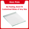 Glass Plate Set, Concave Glass Plate, Flat Glass Plate (For Servicebio & Bio-Rad,with reference line)