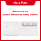 Glass Plate Set, Concave Glass Plate, Flat Glass Plate (For Servicebio & Bio-Rad,with reference line)