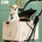 Carini Automatic Folding Pet Stroller - Sand Green