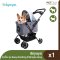 IBIYAYA Easy Strolling Pet Stroller - Simple Grey