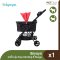 IBIYAYA Easy Strolling Pet Stroller - Rouge