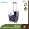 IBIYAYA Liso Backpack Parallel Transport Pet Trolley - Slate/Sapphire