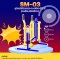 SM-03 อุปกรณ์บริหารแขน-ขา-สะโพก-หัวไหล่ (แบบโยก-เดินสลับขา)