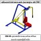 SM-01  อุปกรณ์บริหารแขน หน้าอก หัวไหล่ แบบถ่าง หุบยกตุ้มน้ำหนัก 